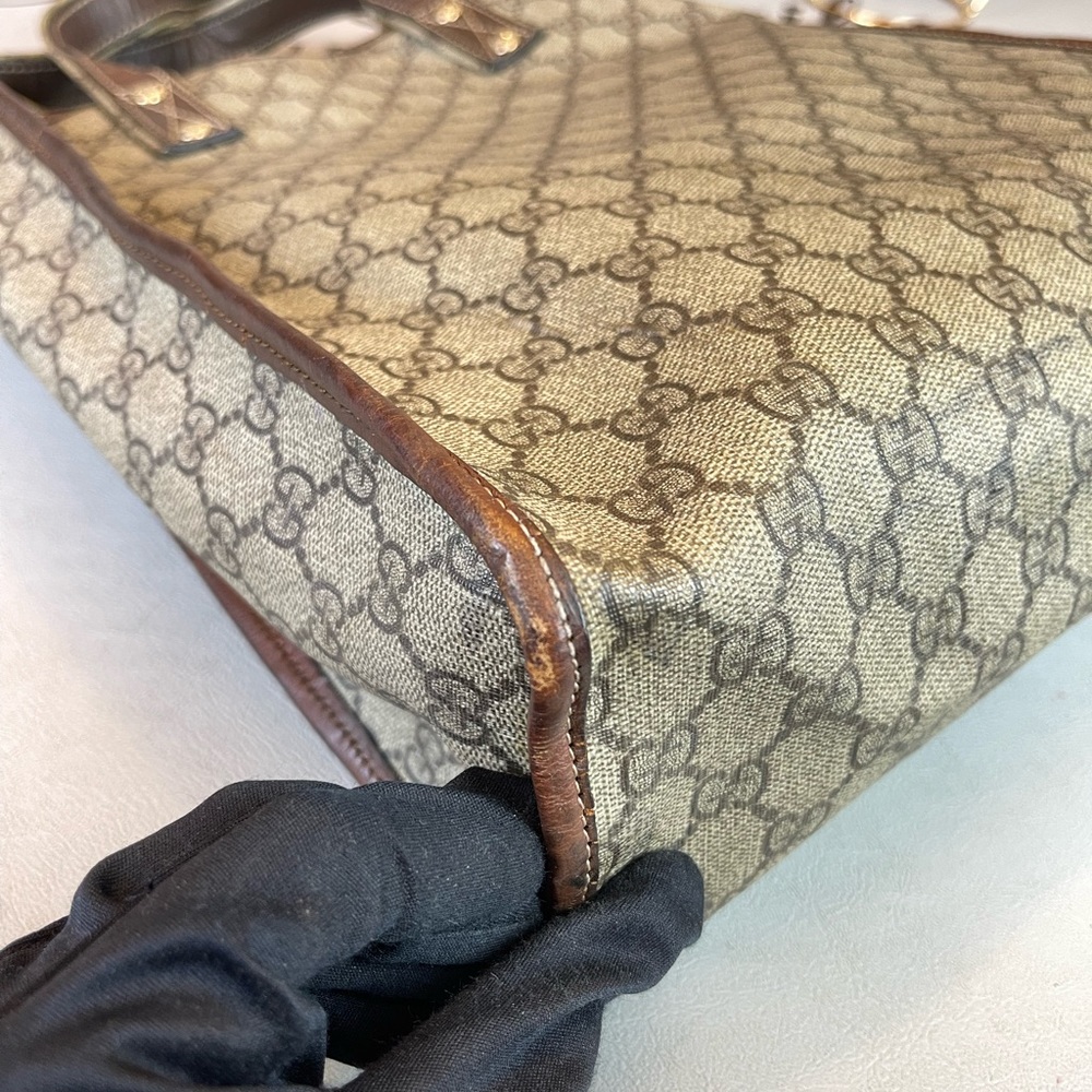 Gucci GG Logo Printed Totes Shoulder Bag - Picture 13 of 16